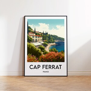 Cap Ferrat Saint-Jean-Cap-Ferrat Poster, Cap Ferrat Print, St Jean Cap Ferrat, Saint Jean Cap Ferrat Gift, Vintage Travel Poster