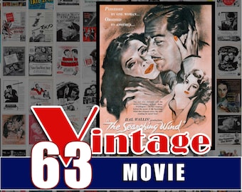Movie Hollywood Ads Vintage Advertisements Stars Art Decor (Digital Download)
