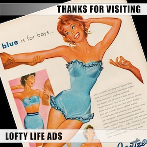 Fashion Cloths Vintage Ads Advertisements 30s 40s 50s 60s Digital Download Printable Retro Wall Art Cocktails High Res JPG Files Print