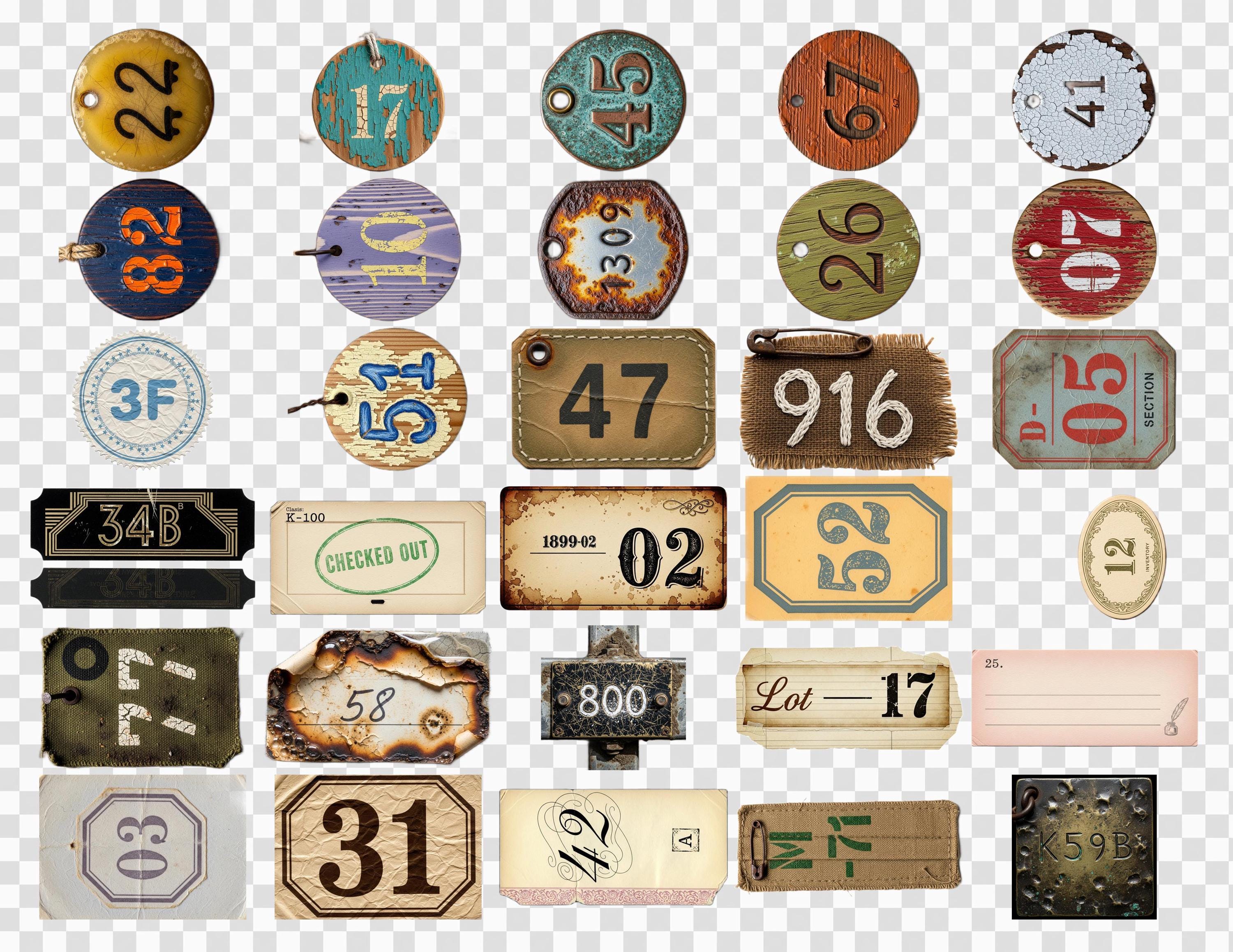 Junk Journal Tags Tickets Vintage Ephemera (digital Download) - Etsy