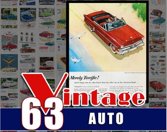 Car Auto Ads Vintage Advertisements Garage Art (Digital Download)