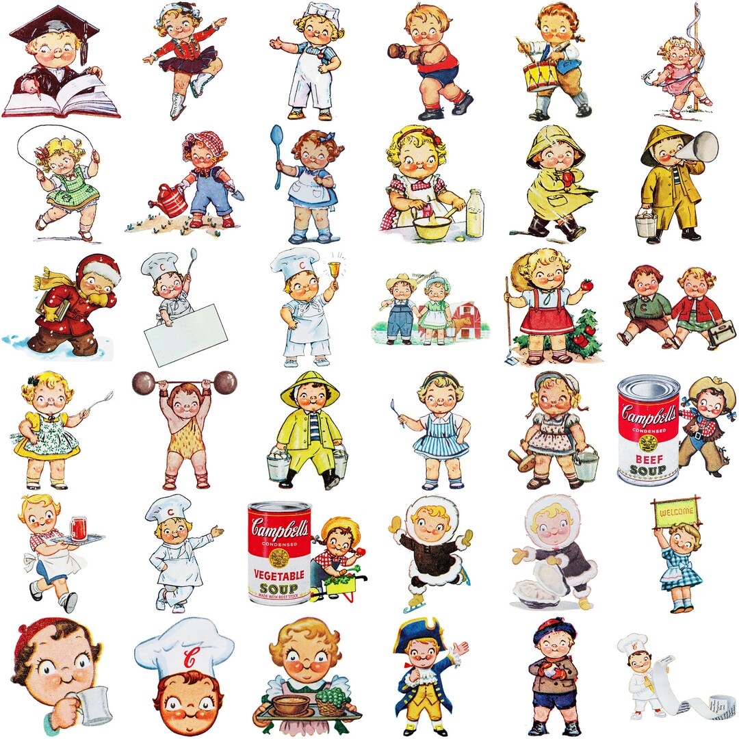 Food Ads Campbells Soup Kids PNG Files Advertisements Downloadable ...