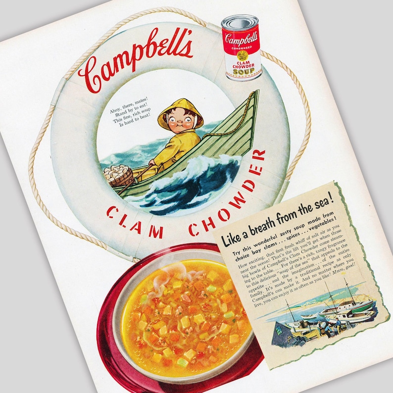 Campbells Soup Kids Ads Digital Download 20 Vintage Soup Advertisements ...
