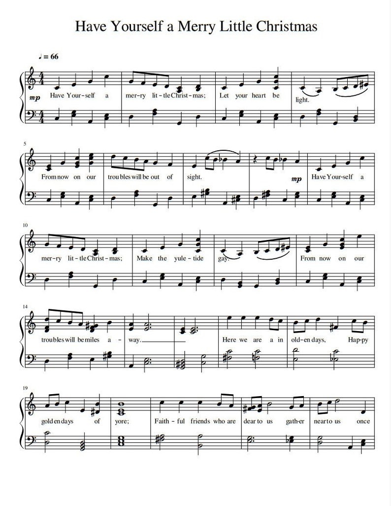 Have Yourself A Merry Little Christmas Piano Sheet Music Downloadable have-yourself-a-merry-little-christmas-piano-sheet-music-downloadable