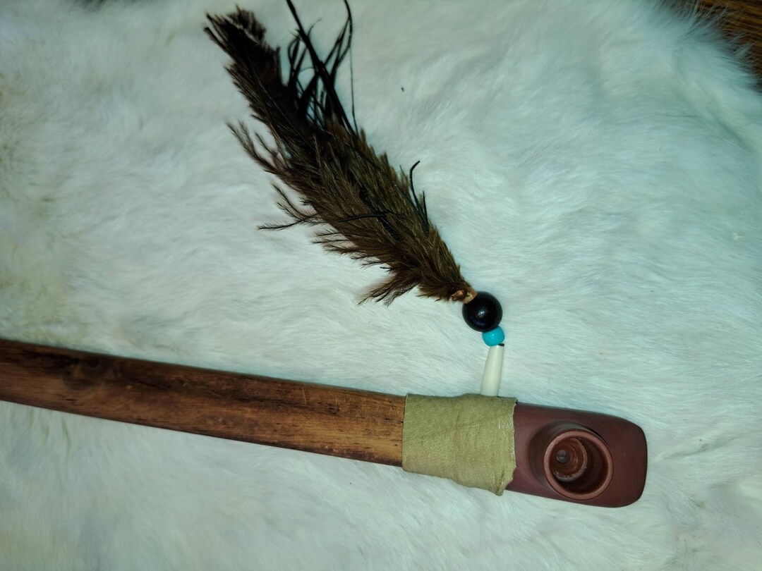 Native American Pipe Made of Pipestone by Native American Etsy