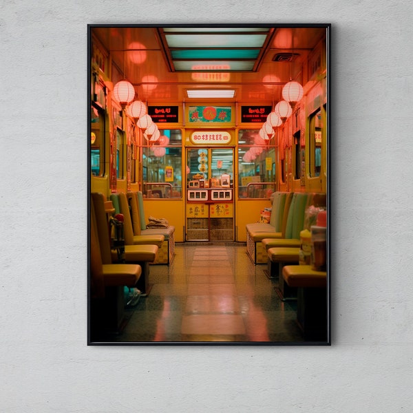 Kowloon Shop - Poster, retro photography print - japan hongkong asia tokyo