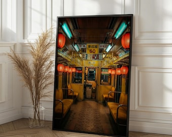 Kowloon Shop Poster: Retro Japanese Wall Art (Digital Download)