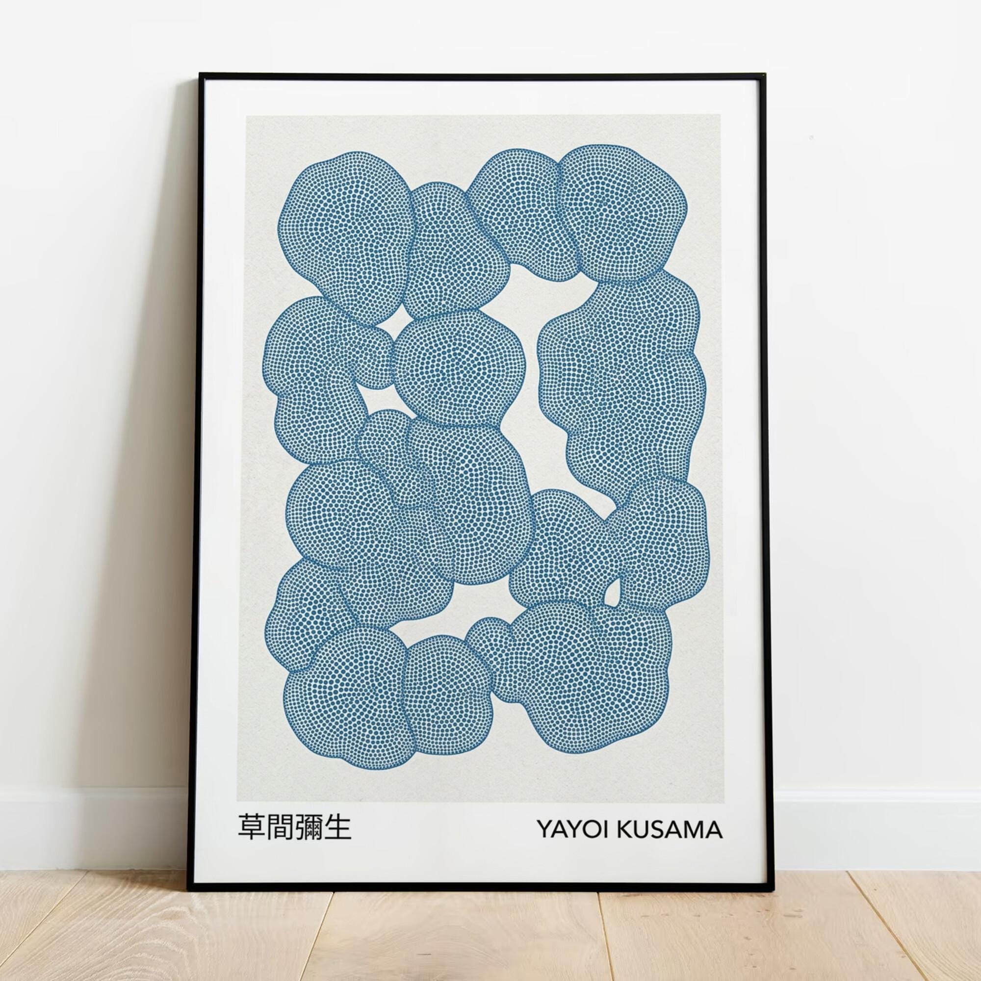 Yayoi Kusama Blue Dots - Etsy
