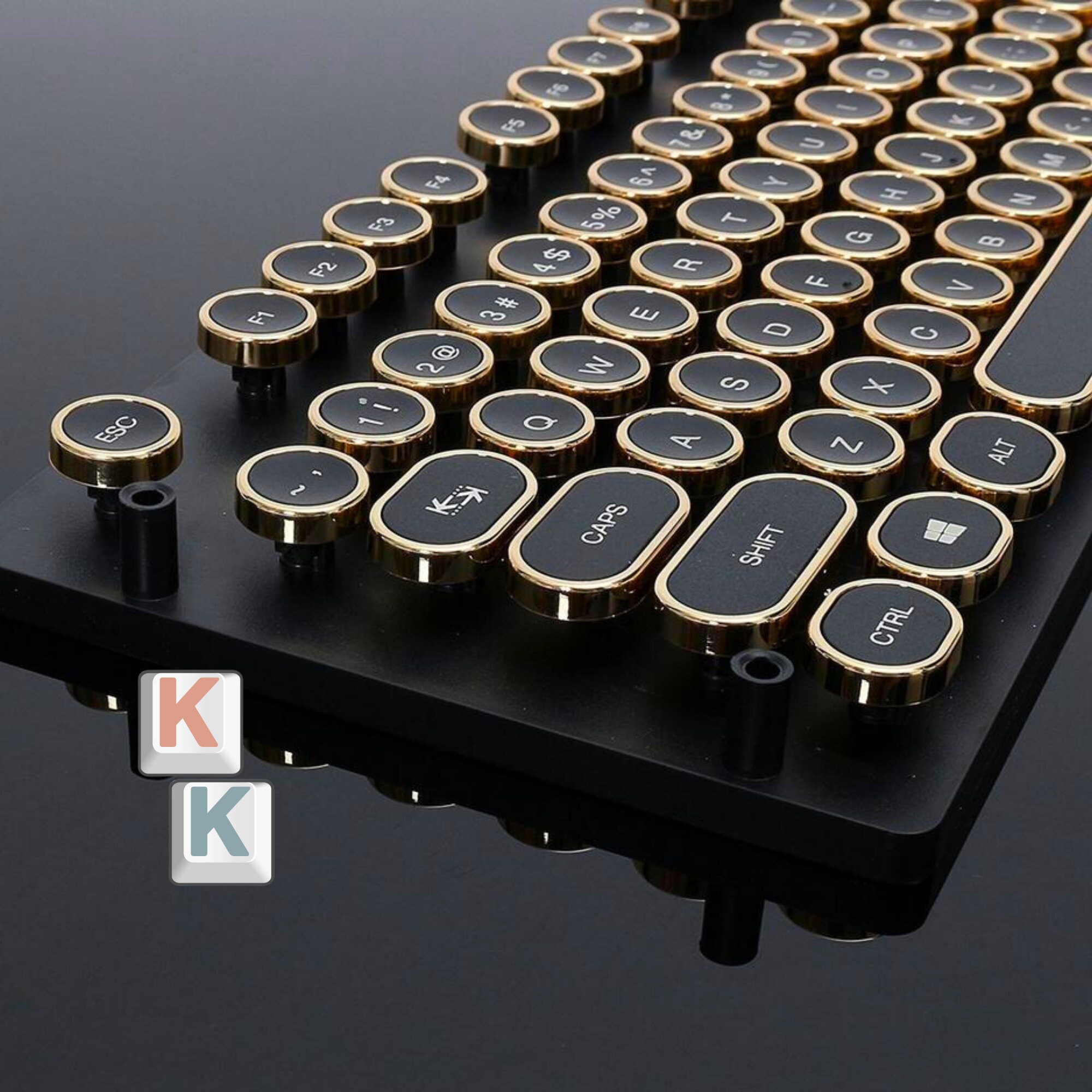 Low Profile Keycaps Steampunk Keyboard Keycaps Choc - Etsy