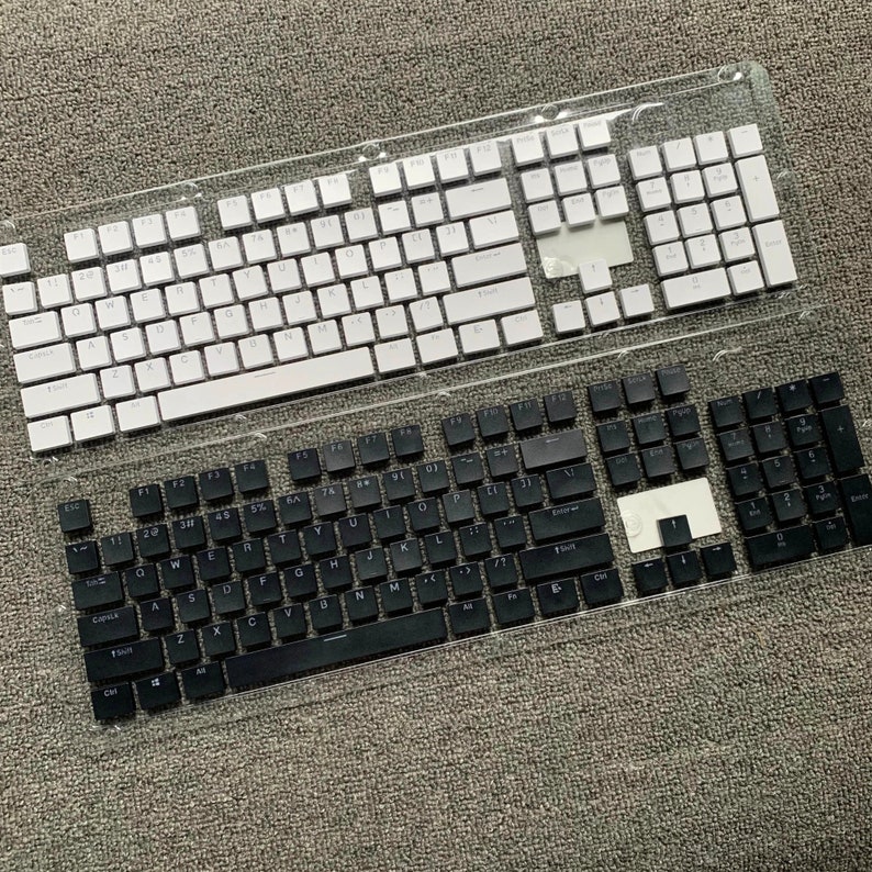 Flat Keycaps Flat Keycap Set Low Profile Keycaps Ultra Low Etsy Canada