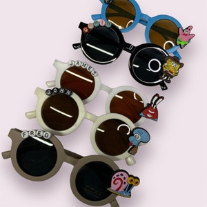 Bob Esponja / Dibujos animados Gafas de sol personalizadas para niños / Gafas de sol personalizadas para niños / Gafas de sol personalizadas para niños / Regalos de fiesta