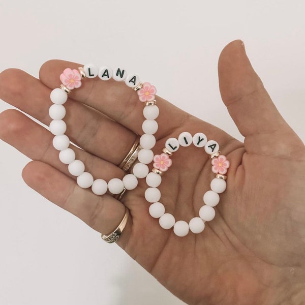 Flower Girl Bracelet Etsy UK