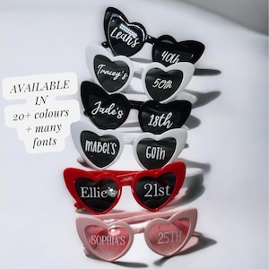 Personalised  birthday  sunglasses/ 18th birthday gift set / 21st birthday gift / 30th /40th/50th/ birthday accessories / birthday party /