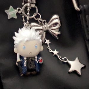 Vergil Handmade Keychain Charm, Devil May Cry, DMC