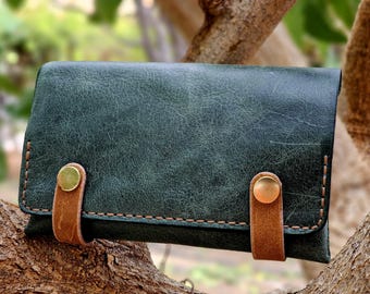Lord of the Rings // Leather Tobacco Pouch // Elven Leaf // Leather Tobacco  Pouch // Gifts for Smokers / Genuine Leather Tobacco Pouch / Leather Tobacco  Pouch