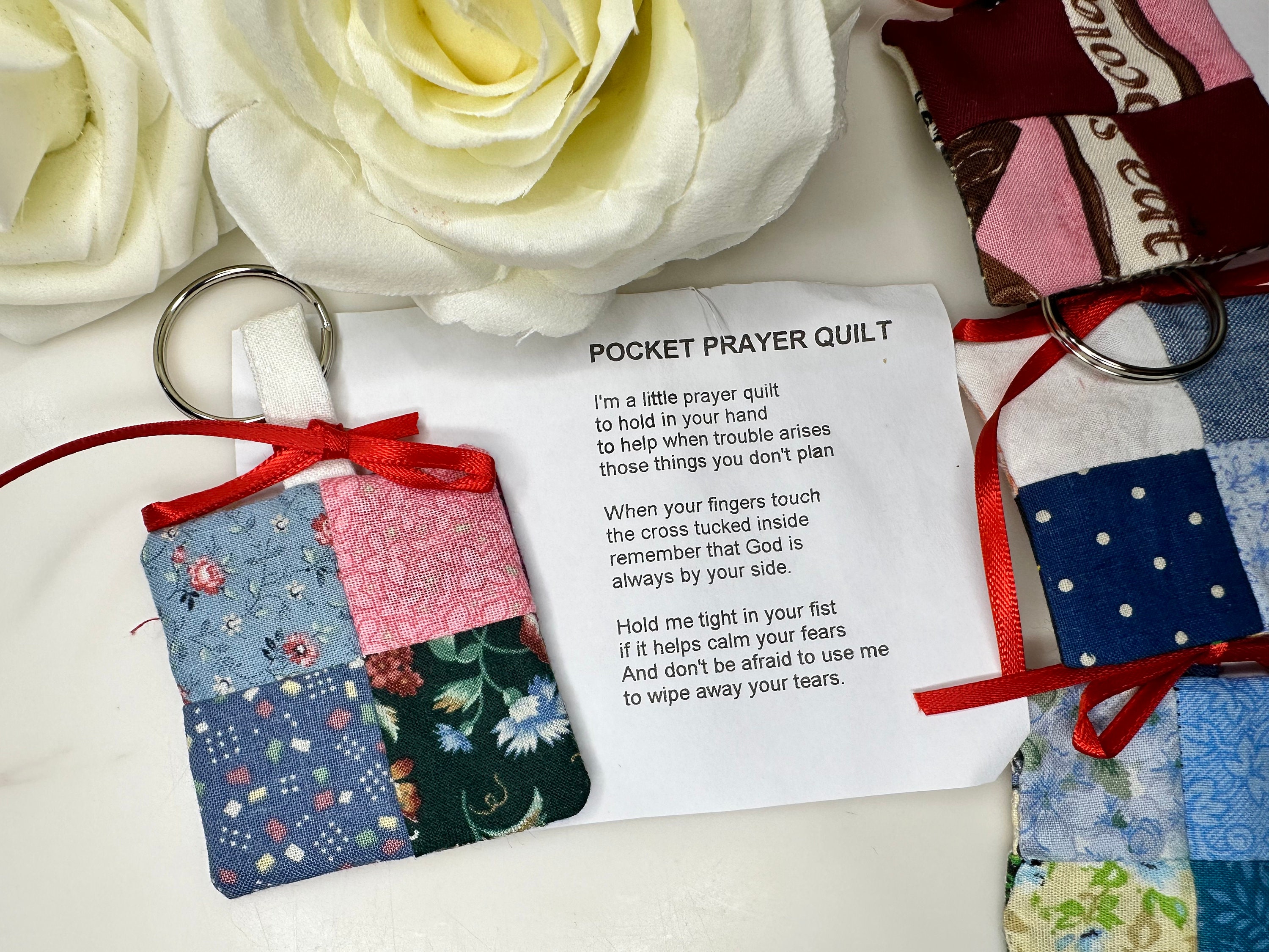 Pocket Prayer Quilt Spiritual Gift Prayer Quilt Prayer Cloth Etsy