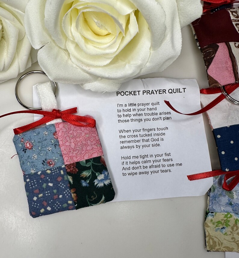 Pocket Prayer Quilt Spiritual Gift Prayer Quilt Prayer Cloth Etsy