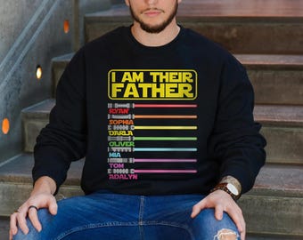I Am Their Father Sweatshirt, Personalized Dad Hoodie, Custom Kids Names Sweatshirt, Fathers Day Gift, Funny Dad Sweatshirt, Papa Hoodie