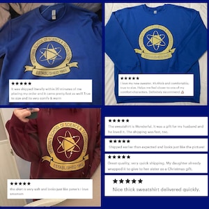 Midtown School of Science and Technology Sweatshirt, Spider-Man Inspired Hoodie, Atom Science Crewneck, Peter Parker University Sweatshirt image 3