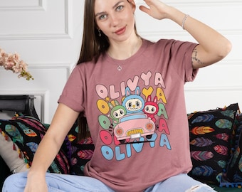 Custom Cartoon Shirt, Trendy Cartoon Tshirt, Personalized Kids Tee, Kids' Birthday Gift, Trendy Tshirt, Cartoon Character Shirt, Funny Shirt