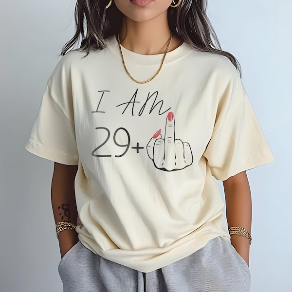 Middle Finger Tshirt, Funny Birthday Shirt Custom Birthday Gift, Trendy Shirt, Sarcastic Shirt, Gift for Her, Gift for Him, Gift for Grandma