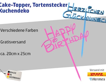 Disney inspirierte Kuchendeko | Cake-Topper | Tortenstecker