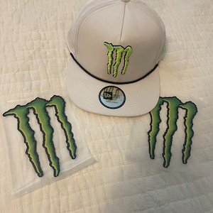 Súper Rare Monster Energy Hat With Stickers Included