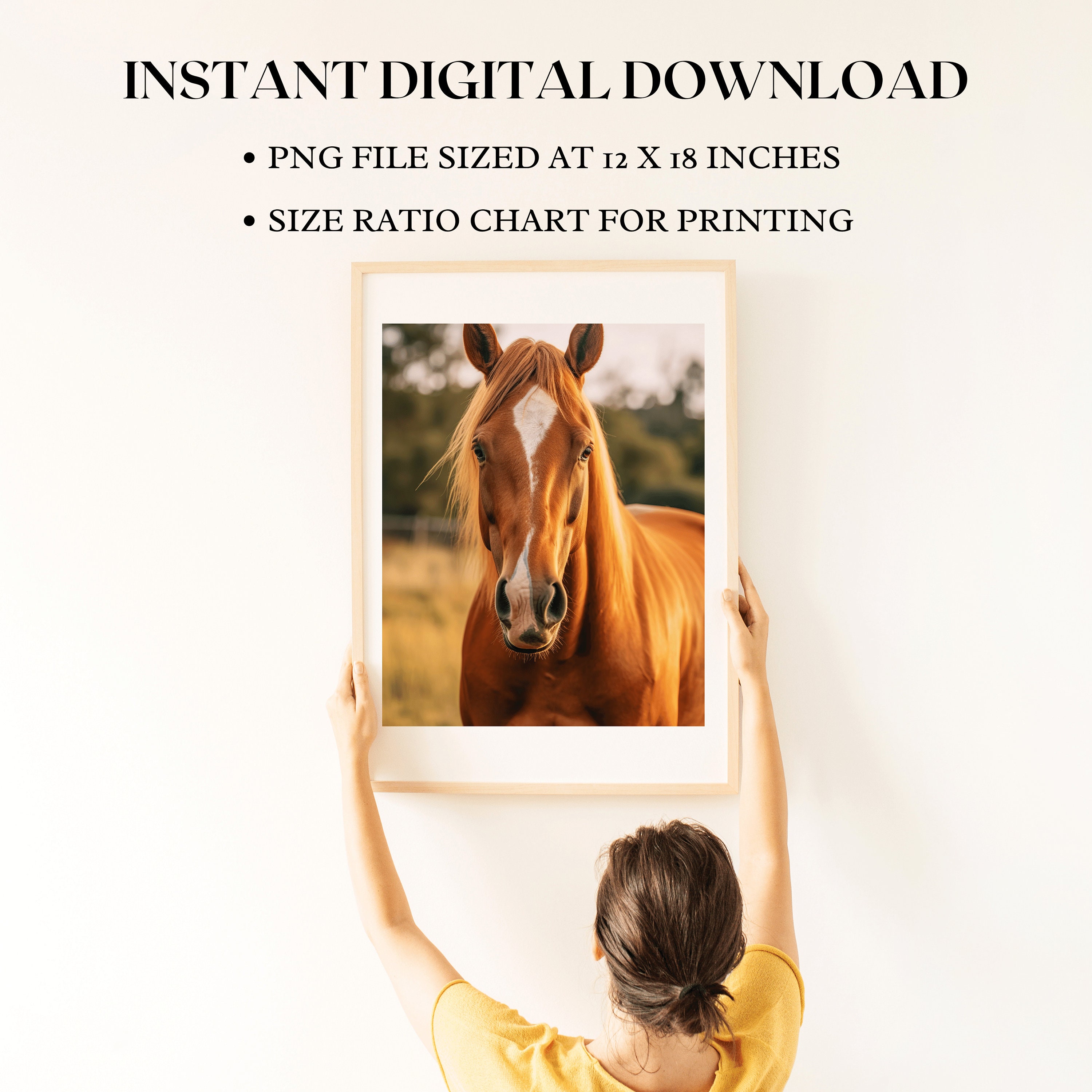 Printable Horse Rustic Western Wall Art horse Wall Art Etsy