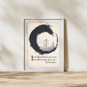 Thich Nhat Hanh Quote | Mindfulness Poster | Meditation and Spiritual ...