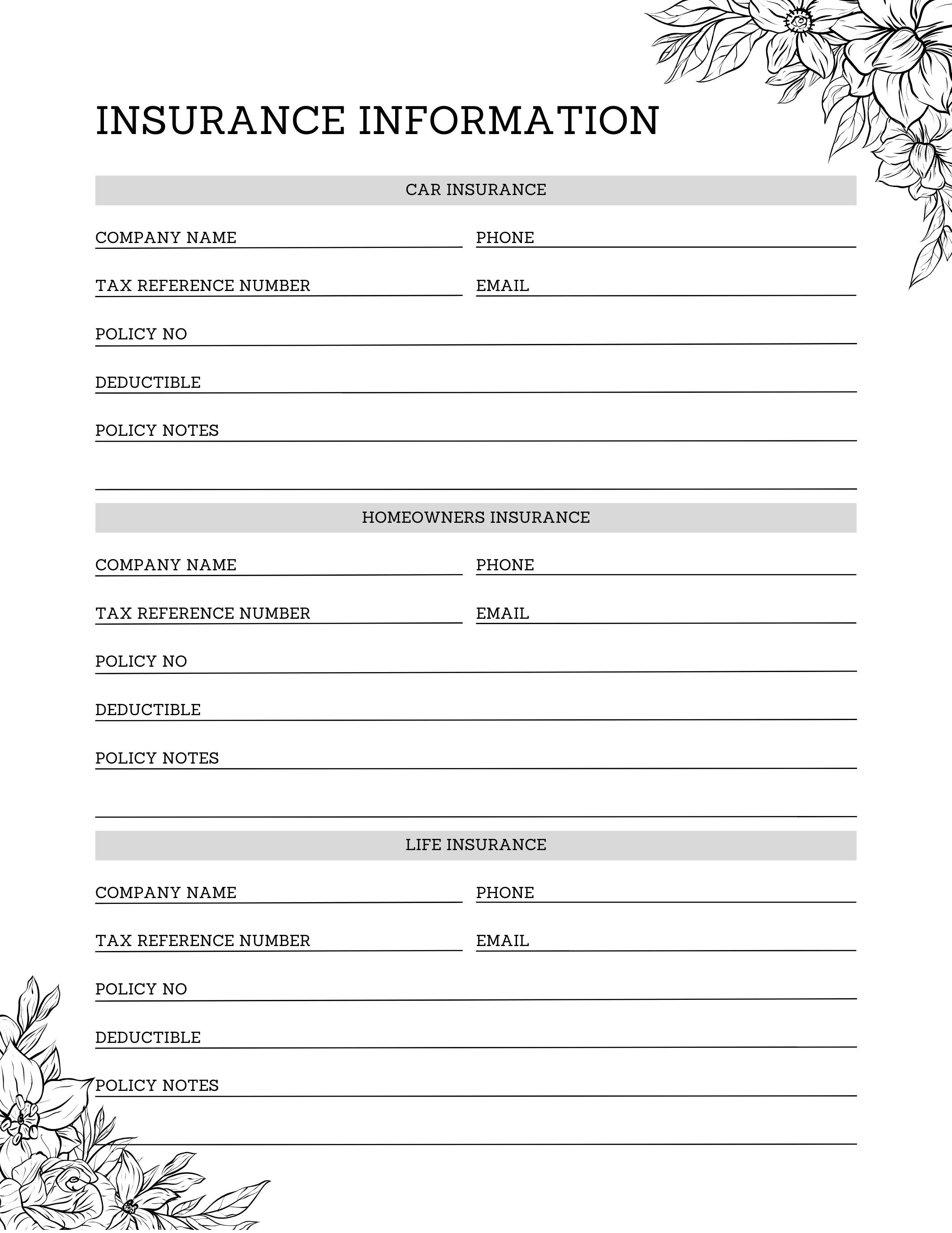 Final Wishes, End of Life Planner. Personal, Medical, Pet, Passwords ...