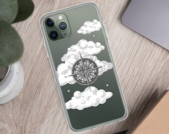 Nautical Compass iPhone Case Vintage Design iPhone 7/8/Plus, X/XS/Max, XR, 11/Pro/Pro Max, SE, 12 & 13/mini/Pro/Pro Max, 14/Plus/Pro/Pro Max
