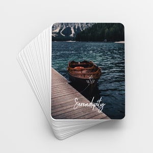 Personalized Boat Names Playing Cards, Lake Memories Deck, Entertainment Cards, Unique Nautical Gifts, Camping Trip Cards, Boat Name Photo