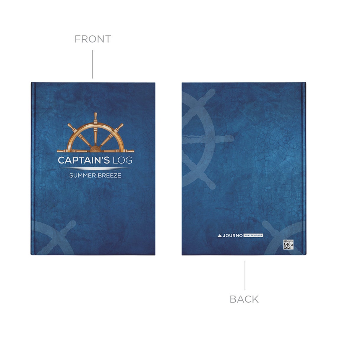 Custom Nautical Log Book, Personalized Captain's Journal for Boating ...