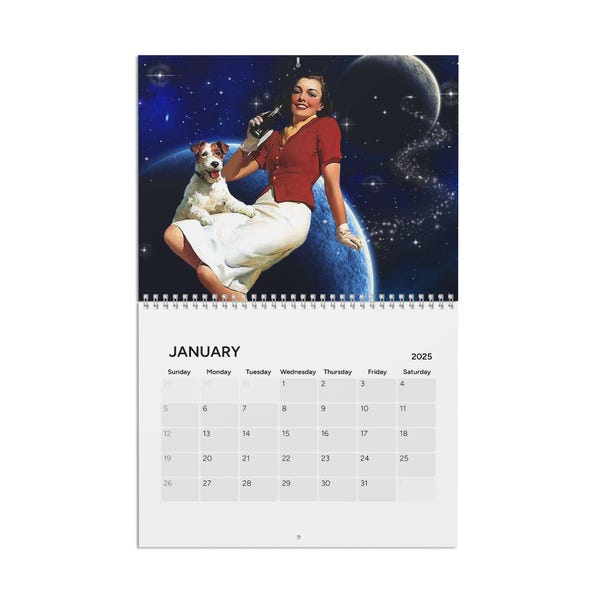2025 Pin up Calendar Etsy