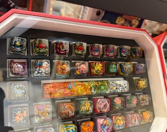 AETHERNOS Keycap Box mit transparentem Display Deckel und Ständer