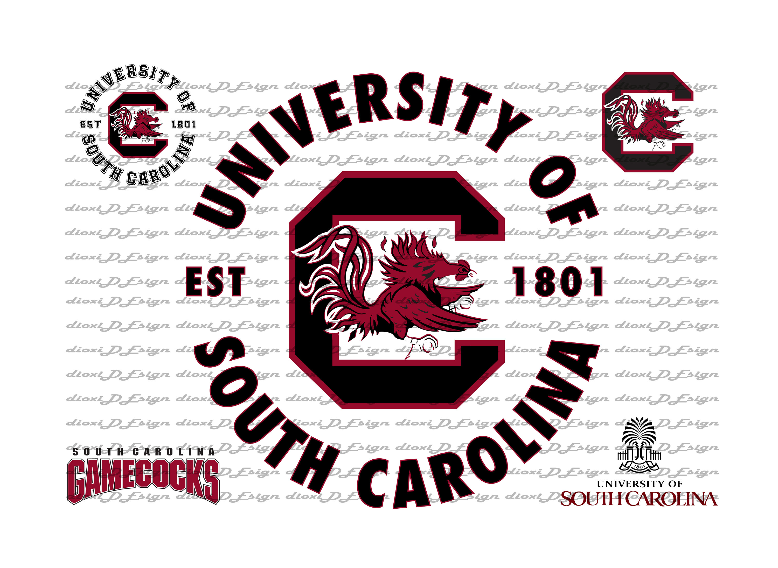 University of South Carolina Svg Etsy