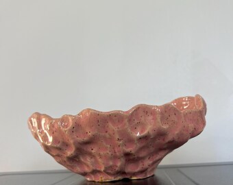 Plat décoratif rose