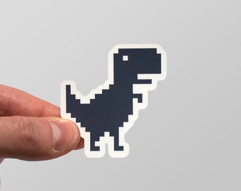 Pegatinas de juego de dinosaurios, T-Rex, resistentes al agua