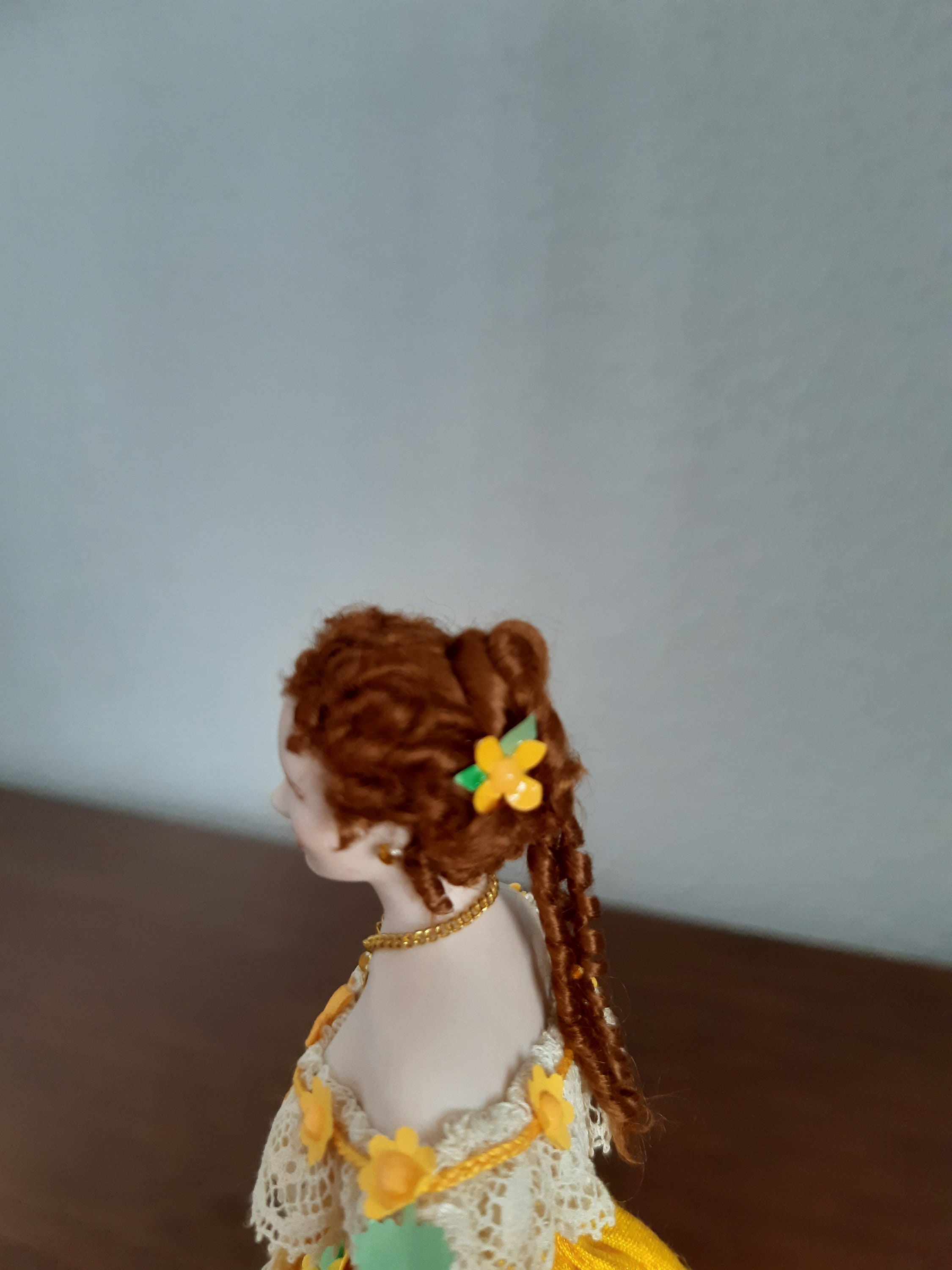 LBEC Bambola In Ceramica Donna In Miniatura, Persone In Porcellana - Foto 5