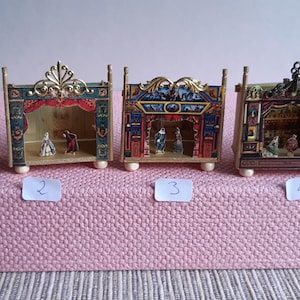 Teatrillo, Puppenhausspielzeug, Miniaturen, Maßstab 1:12