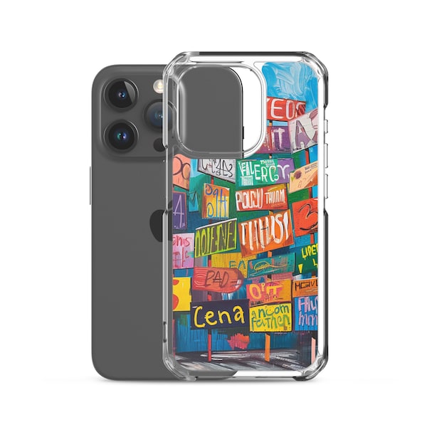 Phone case nostalgie | collage case, iPhone 15 14 13 12 11 Pro MAX 8 Plus, Radiohead style