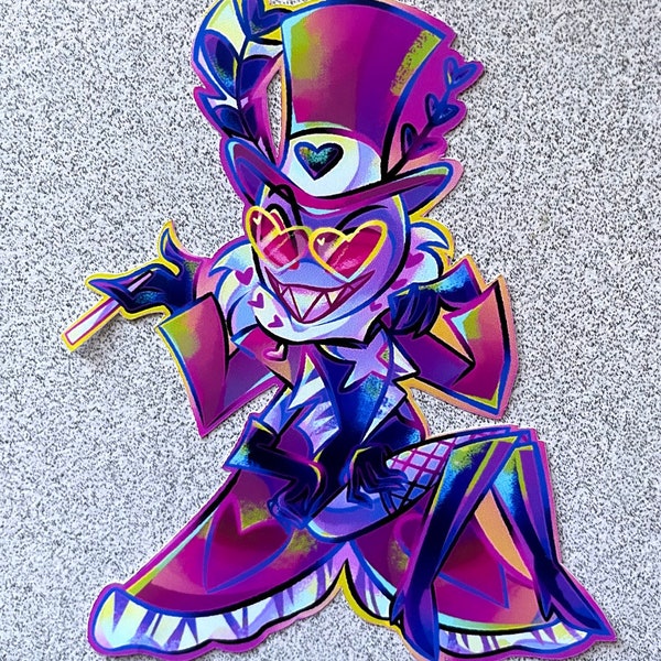 Hazbin Hotel Valentino Chibi Stickers