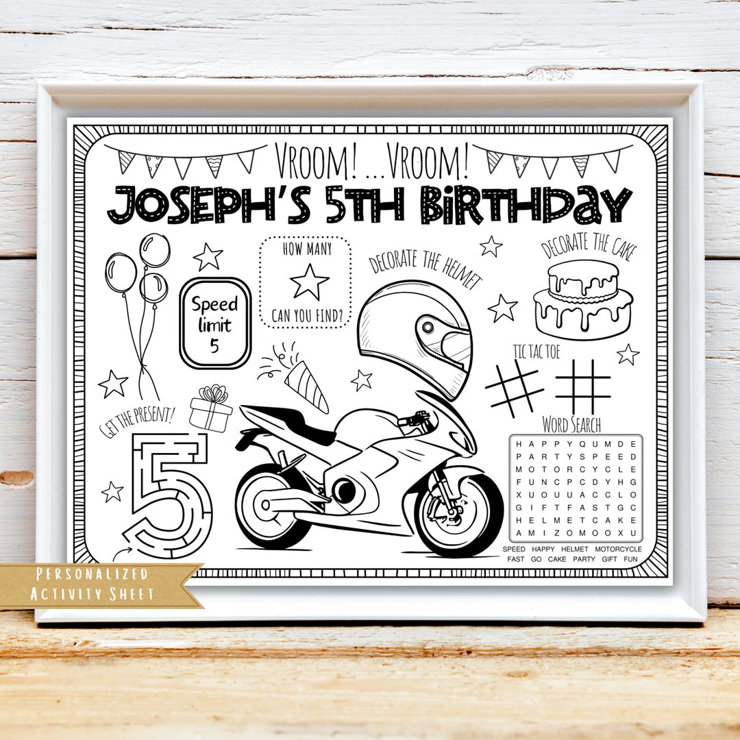 Motorcycle Birthday Party | Motorbike Birthday Party | Motorcycle Party ...