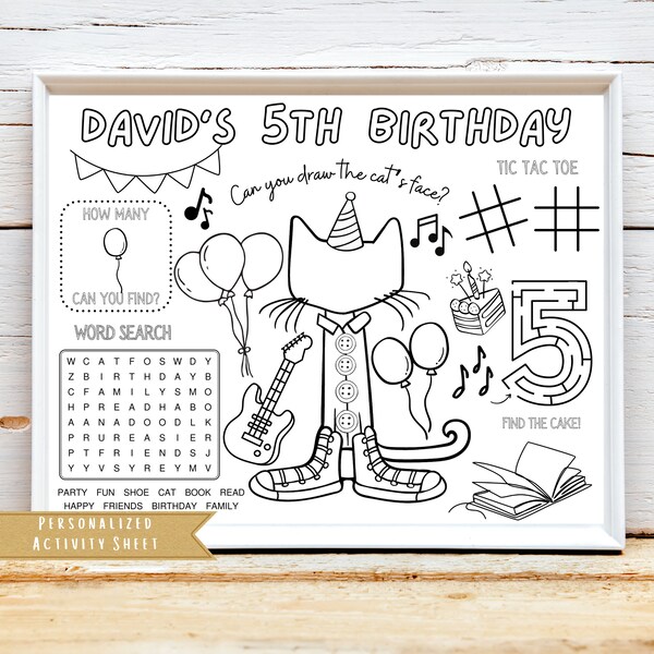 Pete the Cat Birthday - Etsy