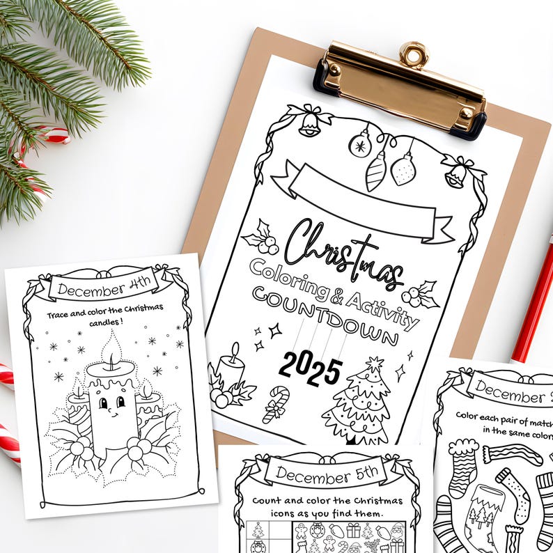 Christmas Countdown Activity Book 2025 Digital Download Coloring christmas-countdown-activity-book-2025-digital-download-coloring