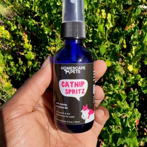 Catnip for Cats | No Mess Spray | Makes Cats Play | for Scratching Posts, Beds, Toys | Revives Interest in Old Toys | Gift for Cat Lovers