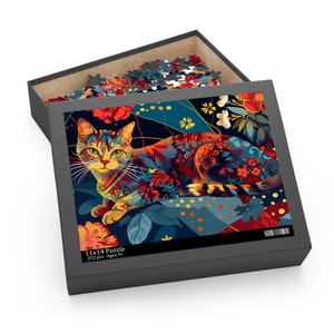 Cat lover puzzle. Puzzles Collection Puzzle Berry Bliss&quot; Puzzle Collection - 120, 252, 500-Piece Sets.  Puzzle Gift.
