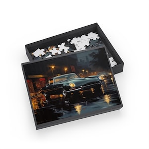 Retro Ride Puzzle | Iconic Jigsaw Puzzle for Adults and Kids | 96/252/500/1000 Pieces | Home Decor | Unique Gift for him | car giftsfor him