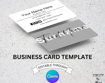 Sjabloon voor visitekaartjes (BW)