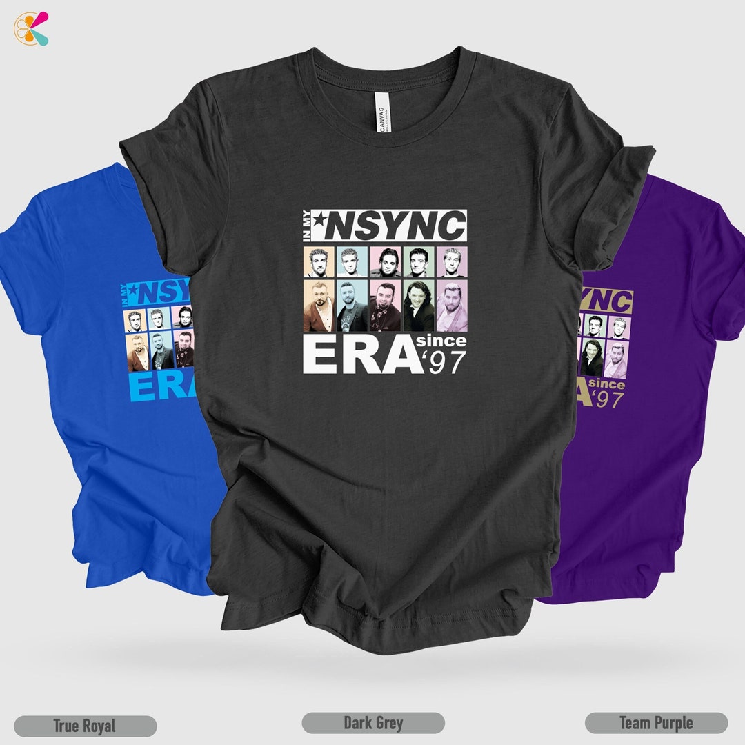 Custom NSYNC Merch, in My NSYNC Era Shirt, NSYNC Shirt, Nsync Tee, Nsync Tshirt, Nsync Fans